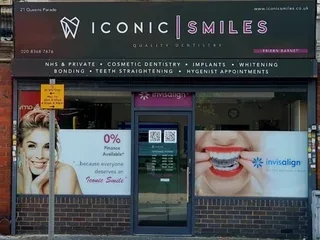 Iconic Smiles dental practice in Friern Barnet, North London